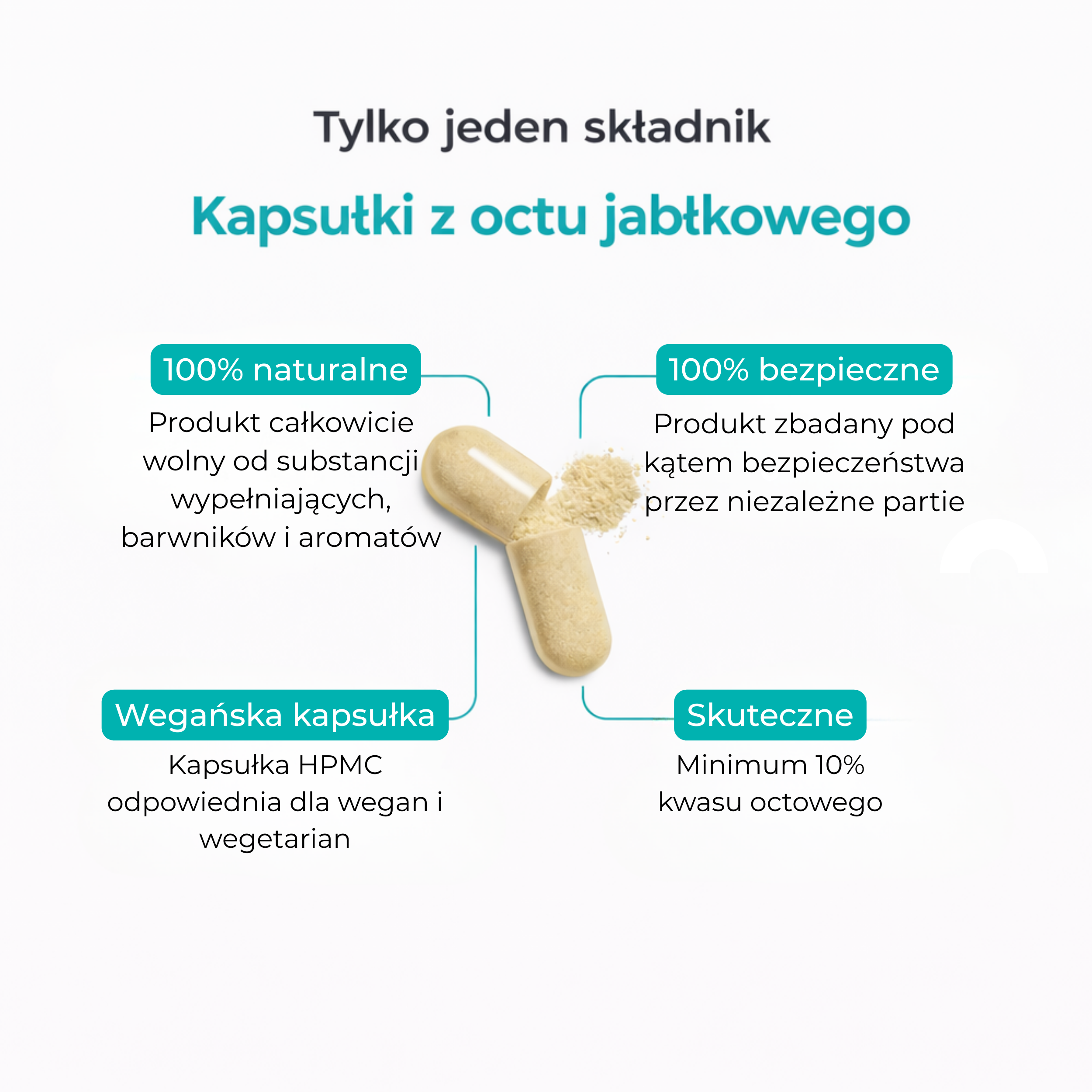 Apple Cider Vinegar Capsules: Apple Cider Vinegar Capsules 500mg