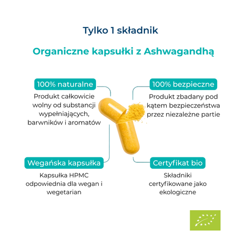 Ashwagandha Kapsułki BIO