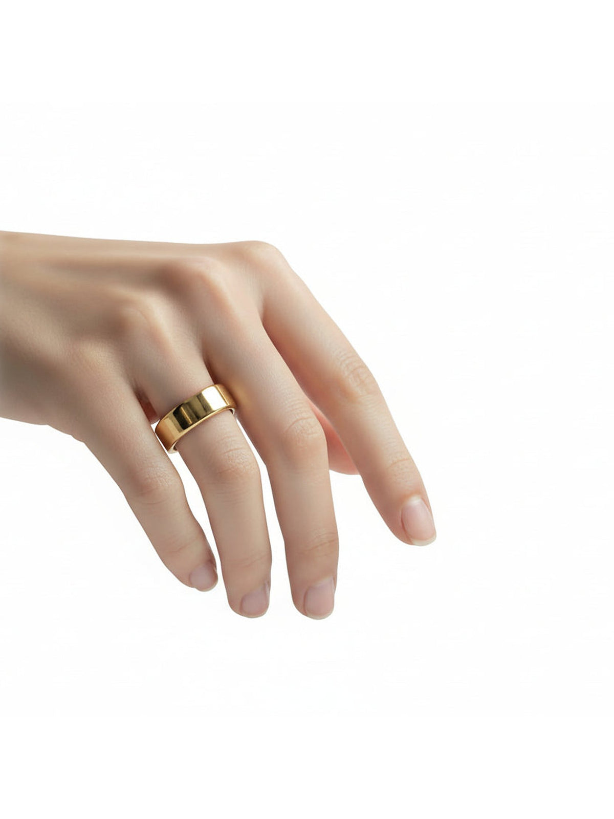 EQUA Smart Ring - inteligentny pierścień monitorujący sen, regenerację i aktywność fizyczną (Złoty)